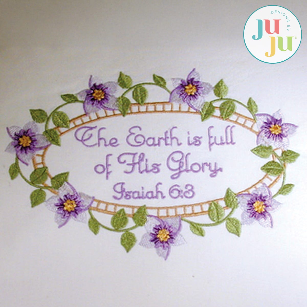 The Earth is Full by Oma's Place | Machine Embroidery Designs by JuJu