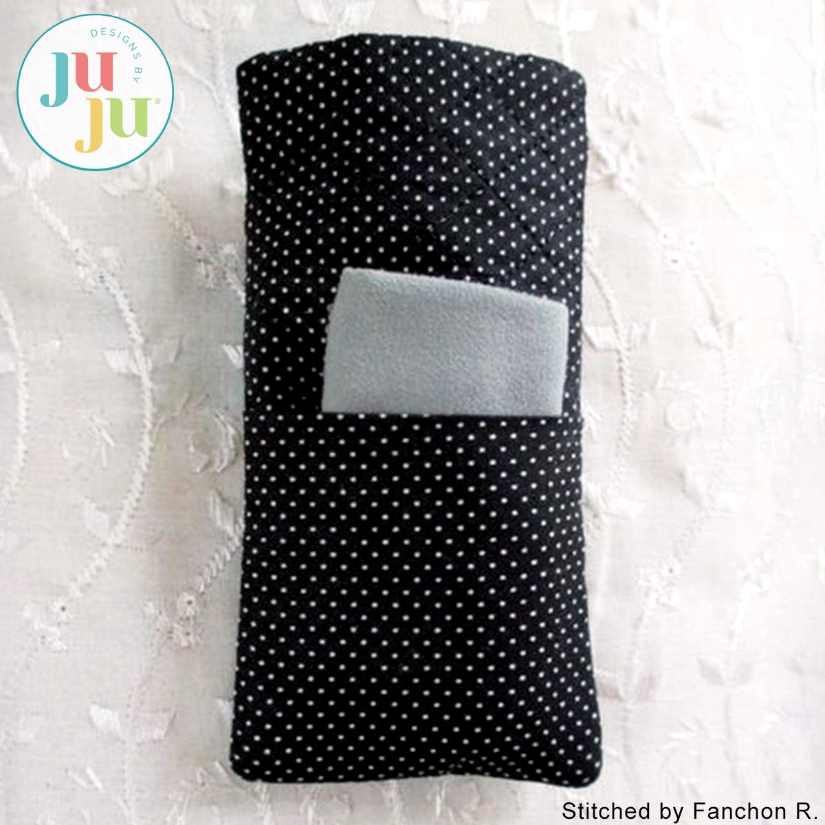  Floral Eye Glasses Cases by Oma's Place | Machine Embroidery Designs by JuJu