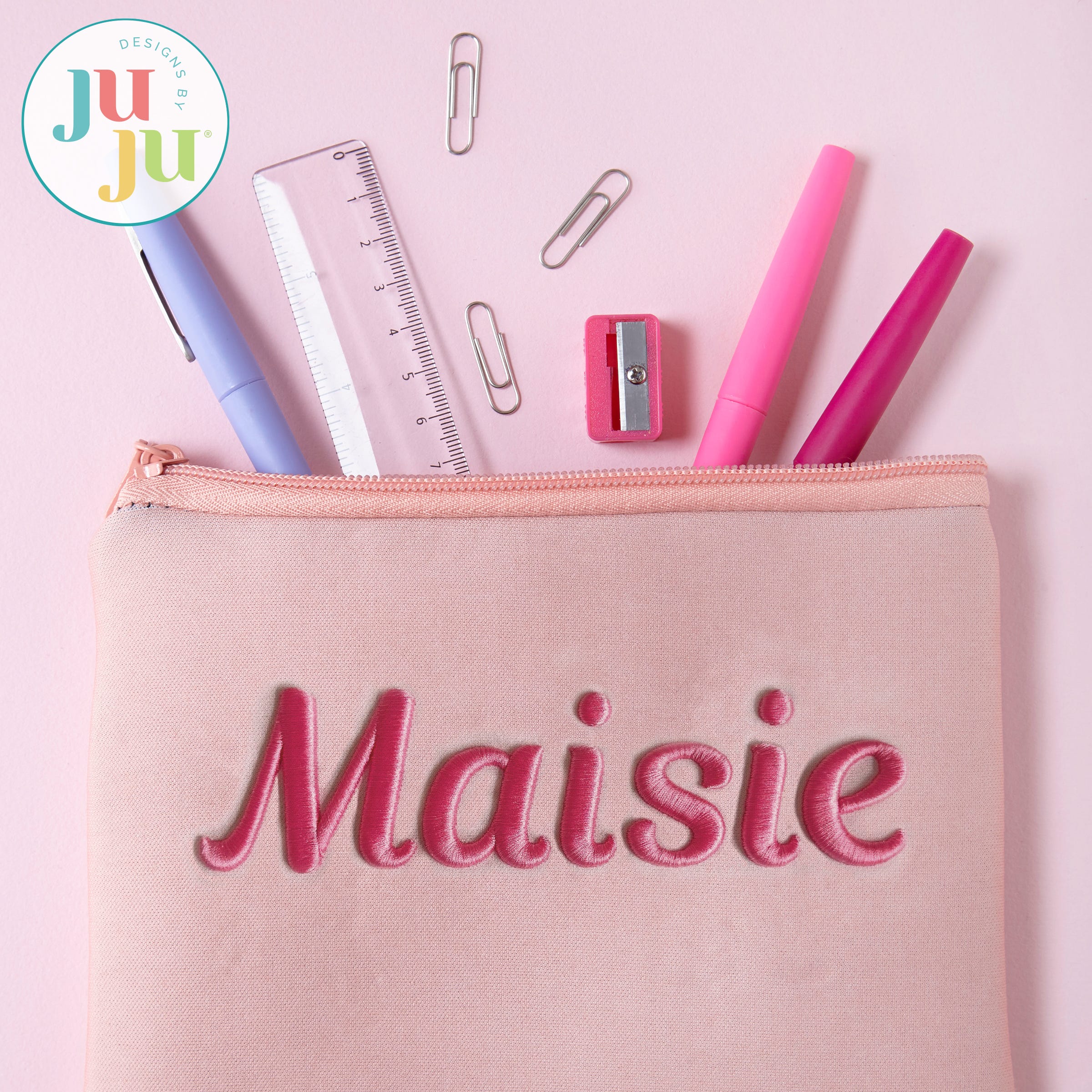 Puffy Magnolia Script Embroidery Font | Machine Embroidery Designs by JuJu