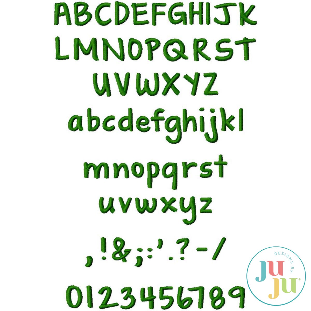 Shadow of the Day Satin Stitch Embroidery Font by Oma's Place | Machine Embroidery Designs by JuJu