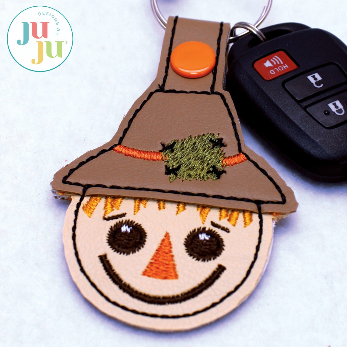 Lil Scarey Snap Tag by Oma's Place | Machine Embroidery Designs by JuJu