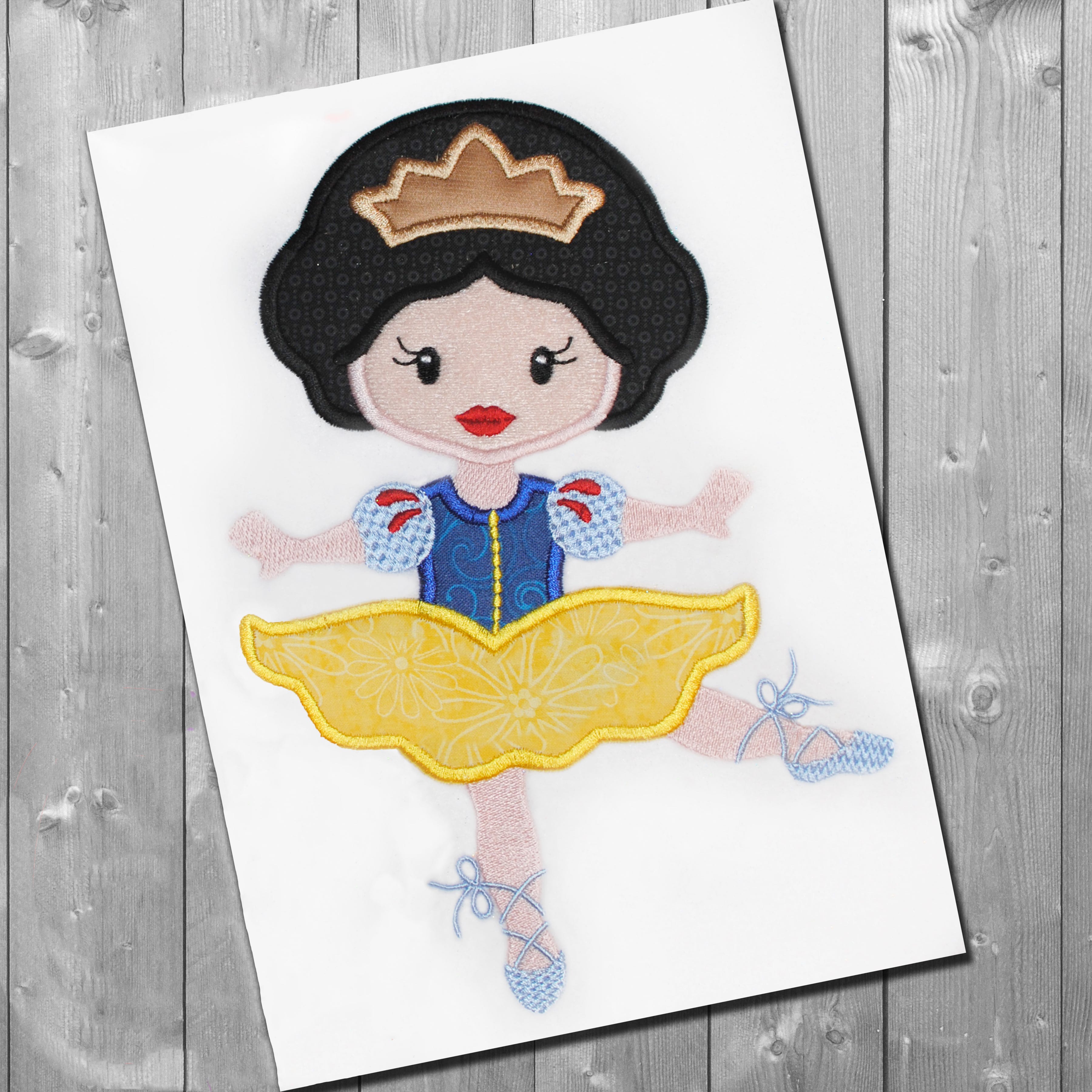 Ballerina 2 Embroidery Design | Machine Embroidery Designs by JuJu