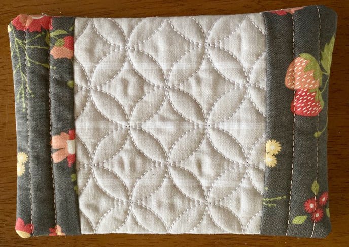 In The Hoop Quilted Mug Rugs Set 2 | Machine Embroidery Designs by JuJu