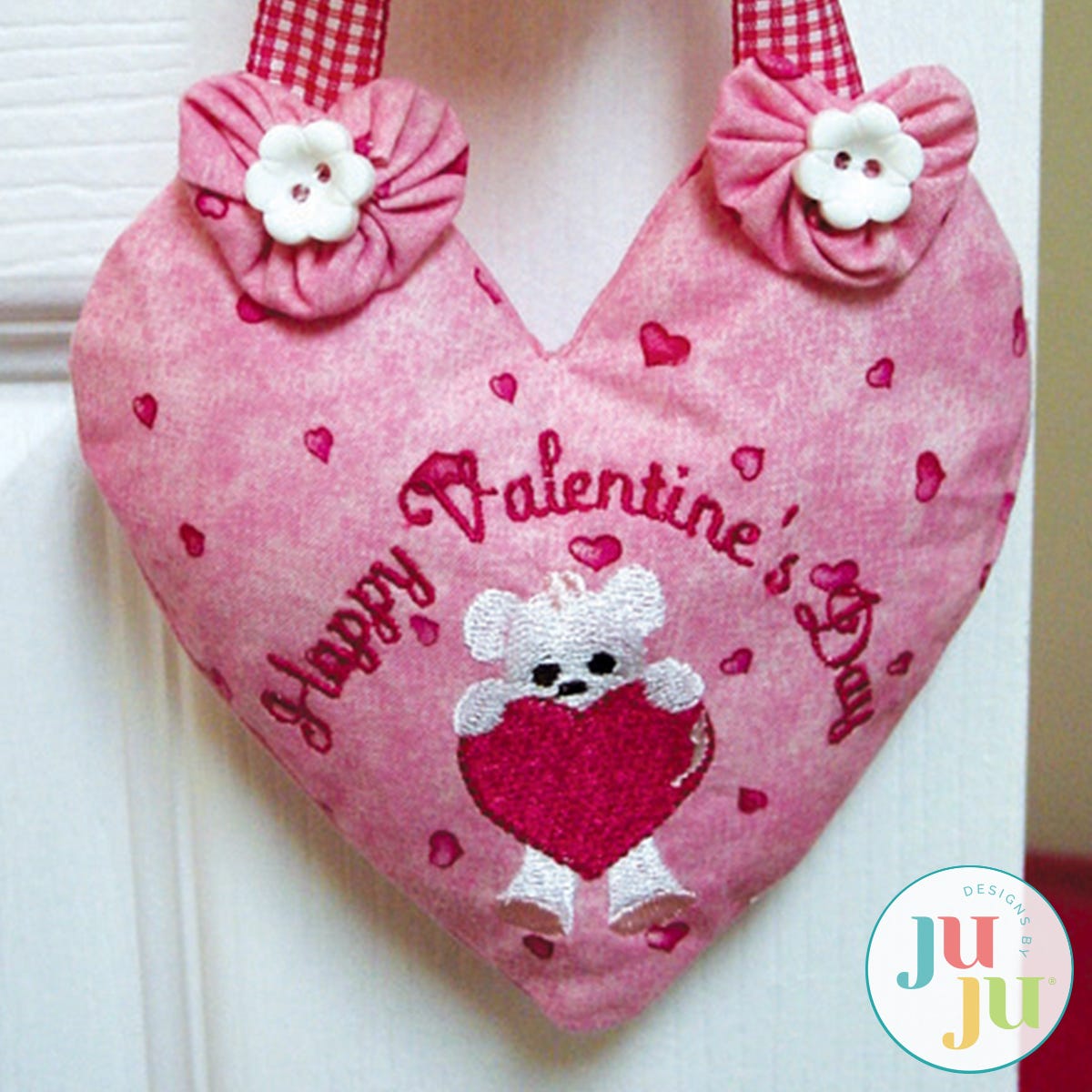 Heart Gift Pockets by Oma's Place | Machine Embroidery Designs by JuJu