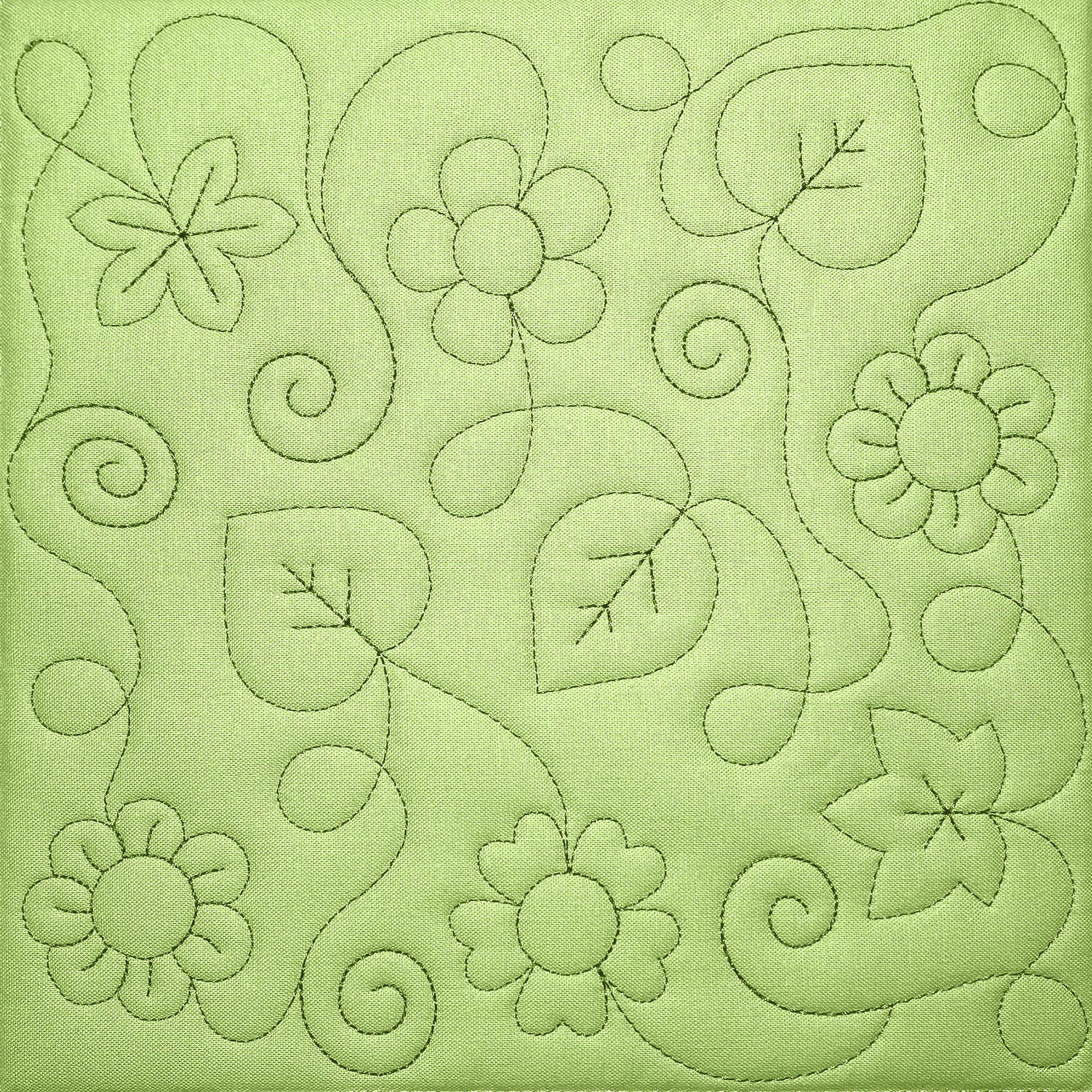 Floral 1 Quilting Backdrops Design | Machine Embroidery Designs by JuJu