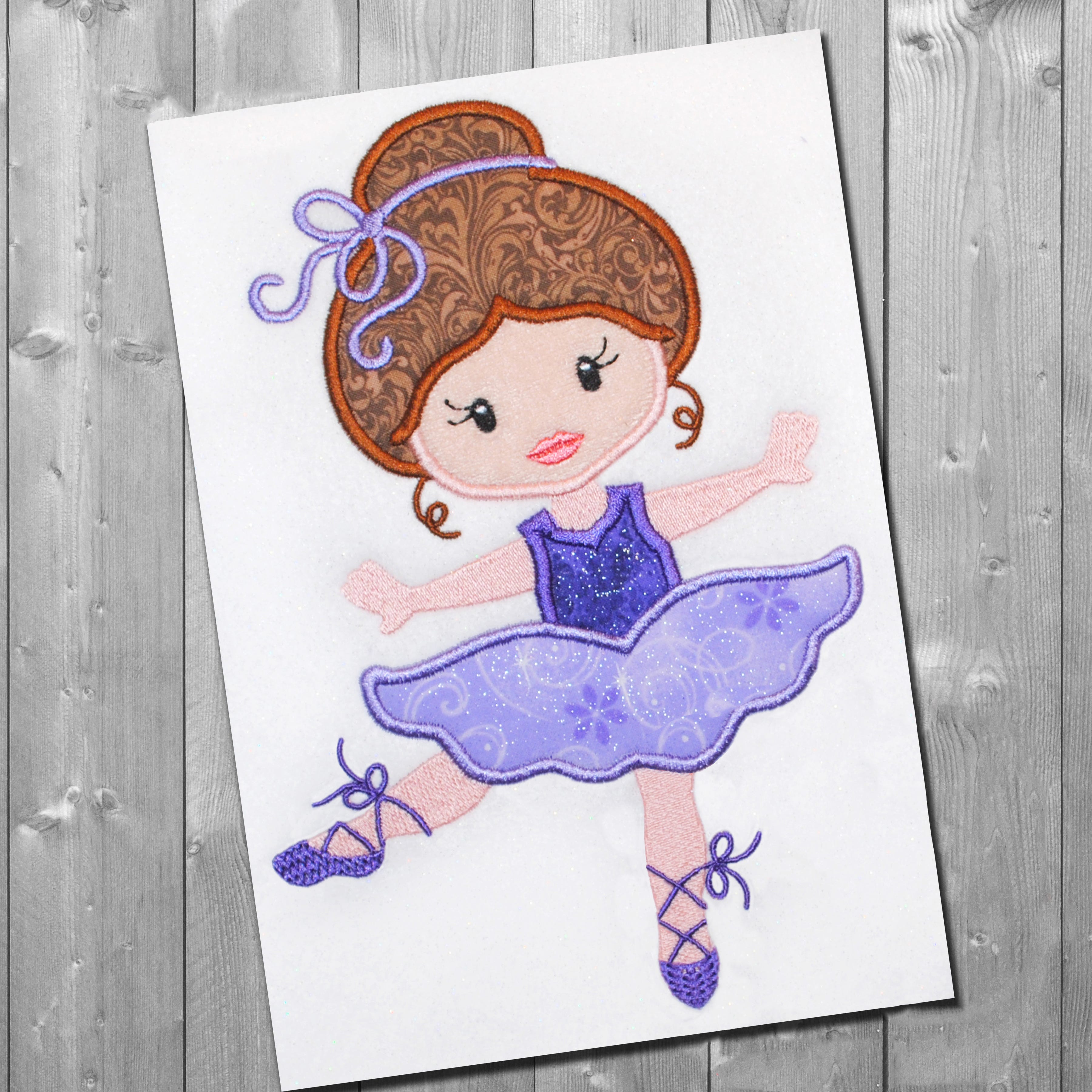 Ballerina 7 Embroidery Design | Machine Embroidery Designs by JuJu