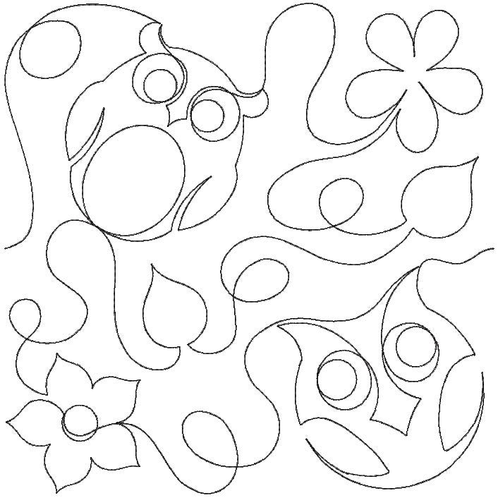 Owls End-to-End Quilting | Machine Embroidery Designs by JuJu