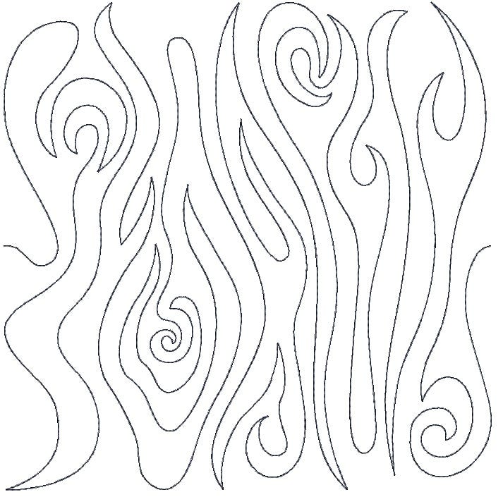 Wood Grain 1 End-to-End Quilting | Machine Embroidery Designs by JuJu