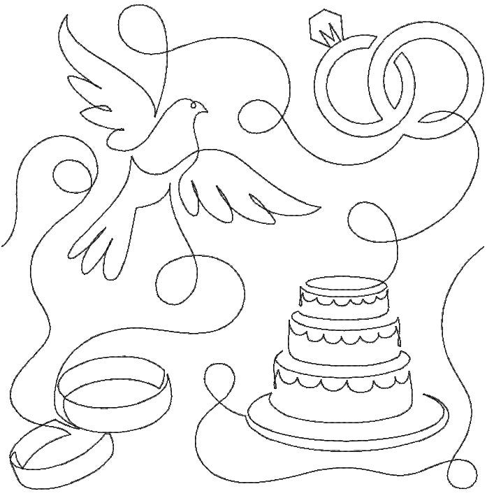 Wedding End-to-End Quilting | Machine Embroidery Designs by JuJu