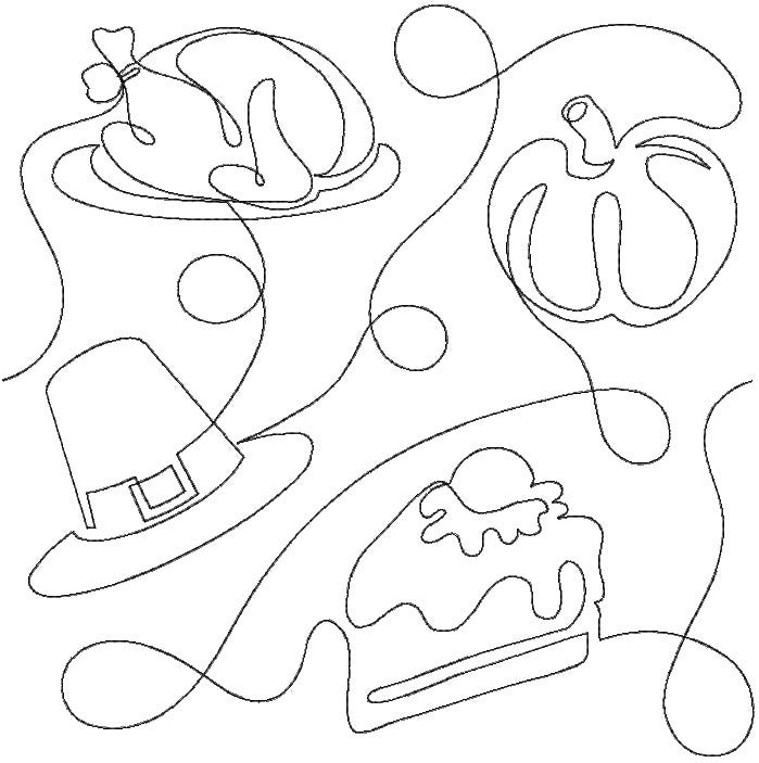Turkey Day 2 End-to-End Quilting | Machine Embroidery Designs by JuJu