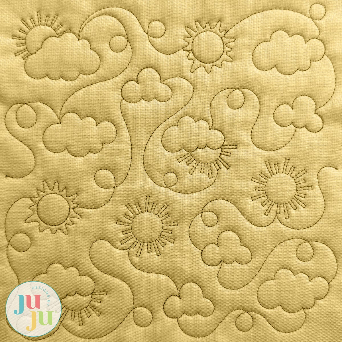 Sunshine End-to-End Quilting Design | Machine Embroidery Designs by JuJu
