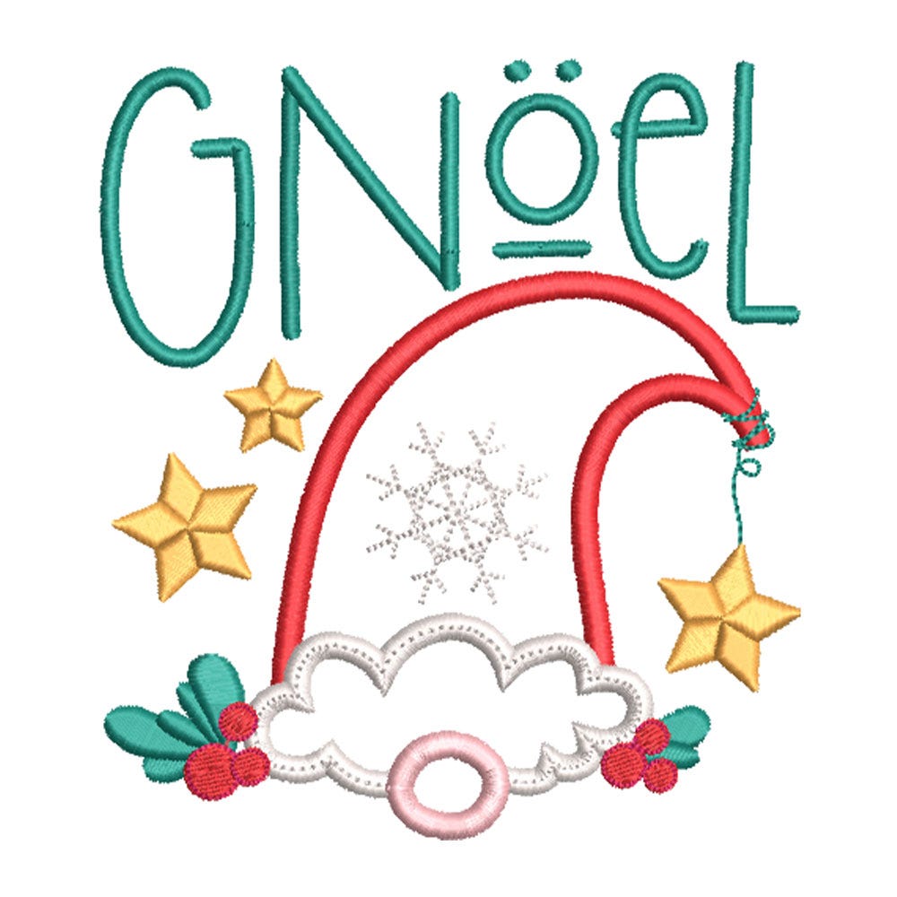 FREE Gnome Peeker Embroidery Design | Machine Embroidery Designs by JuJu