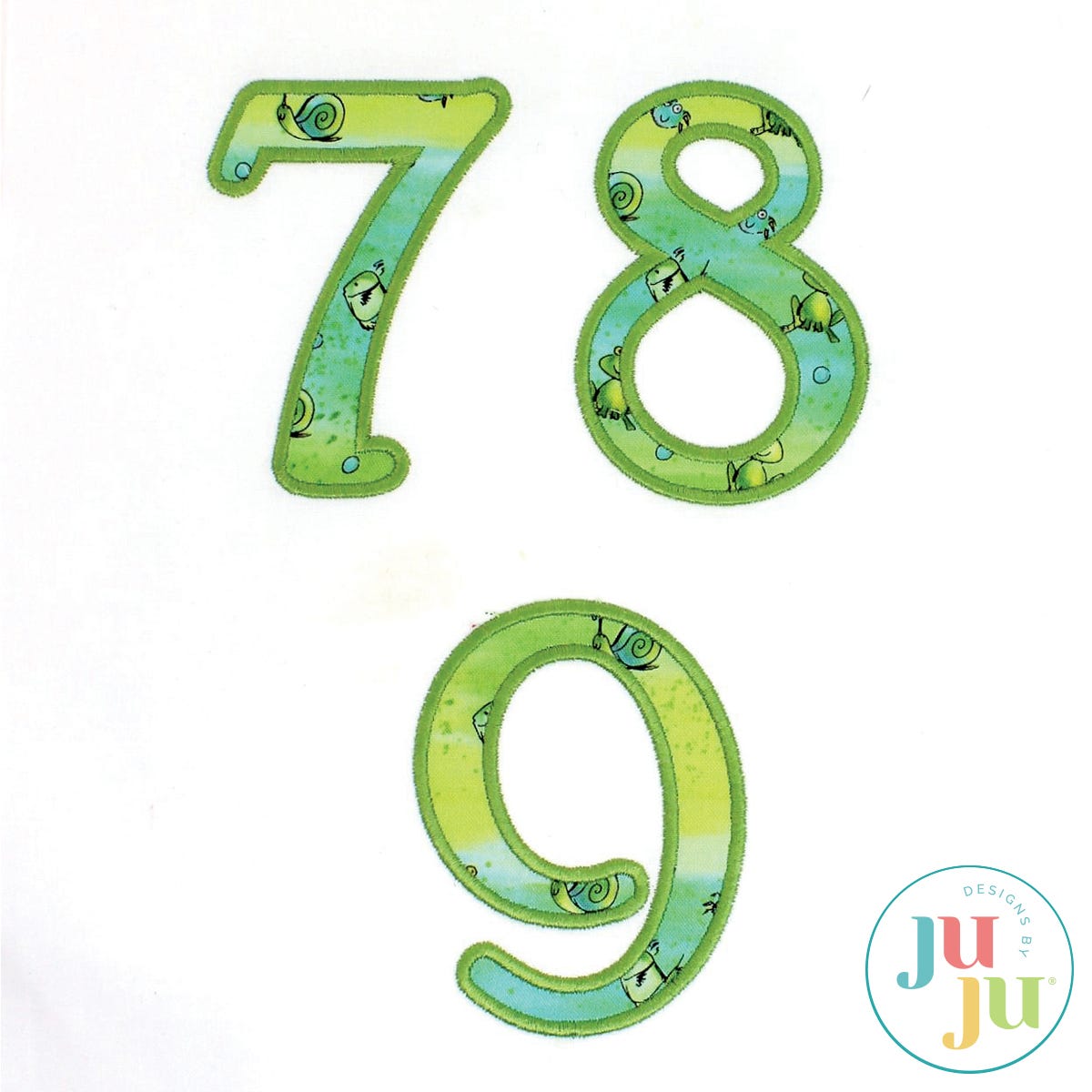  Hobby Horse Satin Stitch Applique Embroidery Font by Oma's Place | Machine Embroidery Designs by JuJu