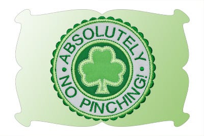 Absolutely No Pinching Applique | Machine Embroidery Designs by JuJu