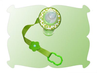 Baby Bottle Leash for WIDE mouth bottles | Machine Embroidery Designs by JuJu