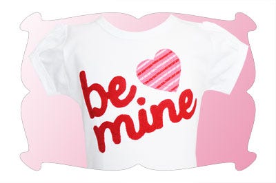 Be Mine Script Applique | Machine Embroidery Designs by JuJu