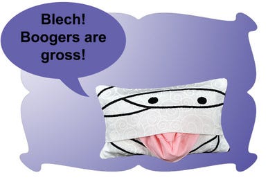 Mummy Tissue Case | Machine Embroidery Designs by JuJu