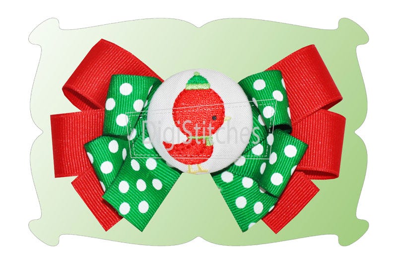 Christmas Bird Minis | Machine Embroidery Designs by JuJu