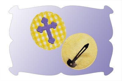 Cross Snap Clip Covers In The Hoop | Machine Embroidery Designs by JuJu