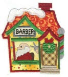 North Pole Village Applique set 2 Machine Embroidery Designs by JuJu 