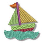 Itty Bitty Summer Machine Embroidery Designs by JuJu