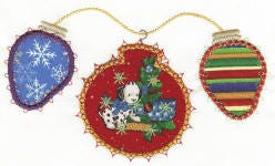 Trim the Tree Applique Machine Embroidery Designs by JuJu 