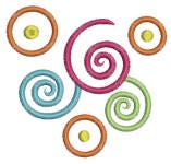 Dots and Doodles Machine Embroidery Designs by JuJu