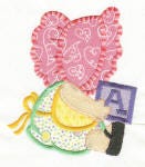 Sunbonnet Babies Applique Machine Embroidery Designs by JuJu 
