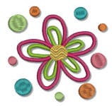 Dots n Doodles Too Machine Embroidery Designs by JuJu