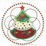 O Christmas Tree Applique Machine Embroidery Designs by JuJu 