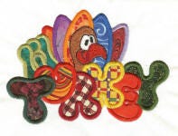 Give Thanks Applique Machine Embroidery Designs by JuJu 