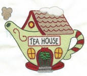 North Pole Village Filled Set 3 Machine Embroidery Designs by JuJu