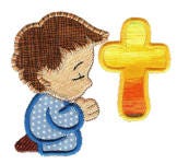 Wee Worship 4x4 Applique Machine Embroidery Designs by JuJu 
