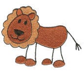 The Stix Family Safari Machine Embroidery Designs by JuJu