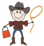 The Stix Kids Trick or Treat Machine Embroidery Designs by JuJu