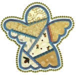 Jumbo Crazy Patch Christmas Applique Machine Embroidery Designs by JuJu 