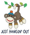 Sweet Sock Monkeys Filled Machine Embroidery Designs by JuJu