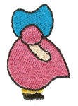 Itty Bitty Sunbonnets Machine Embroidery Designs by JuJu