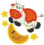 Jumbo Nursery Rhymes Set 1 Applique Machine Embroidery Designs by JuJu 