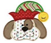 Santas Critter Helpers Applique Machine Embroidery Designs by JuJu 