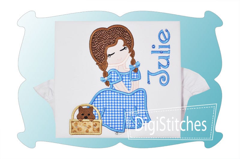 Dorothy Applique | Machine Embroidery Designs by JuJu