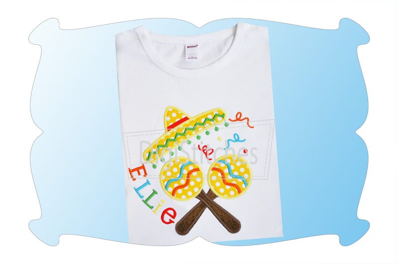 Fiesta Applique | Machine Embroidery Designs by JuJu