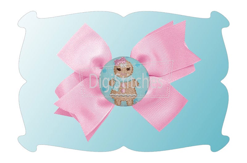 Gingerbread Girl Minis | Machine Embroidery Designs by JuJu