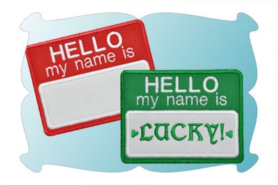 Hello My Name Is Applique | Machine Embroidery Designs by JuJu