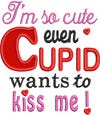 I'm So Cute Cupid Applique | Machine Embroidery Designs by JuJu