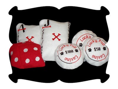 Lucky Pup Casino Toys | Machine Embroidery Designs by JuJu