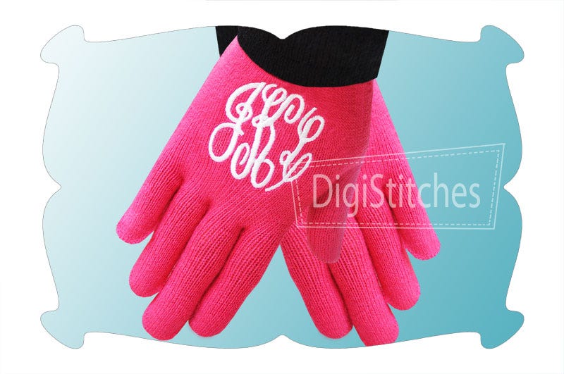 Circle Monogram Small Embroidery Font | Machine Embroidery Designs by JuJu