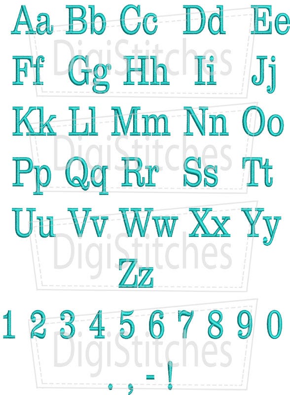 Natalie Embroidery Font | Machine Embroidery Designs by JuJu