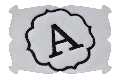 Natalie Fancy Frame 1 Monogram | Machine Embroidery Designs by JuJu