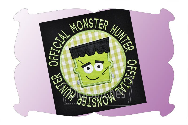 Official Monster Hunter Applique | Machine Embroidery Designs by JuJu